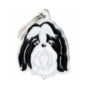 My Family Hundetegn Shih Tzu - Sort/hvid